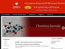 Tablet Screenshot of ijates.com